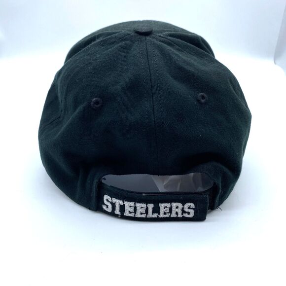 Vintage Pittsburgh Steelers Hat Cap Snap Back Black Yellow - Logo 7 NFL Football - Picture 3 of 11